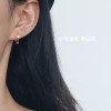 Advanced earrings, brand small elegant jewelry, high-quality style, simple and elegant design, 2023 collection