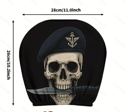 Not Shrink or Become Hard | Sürətlər qutusu və əl tormozu başlıqları - skeleton-with-knife-2-pack