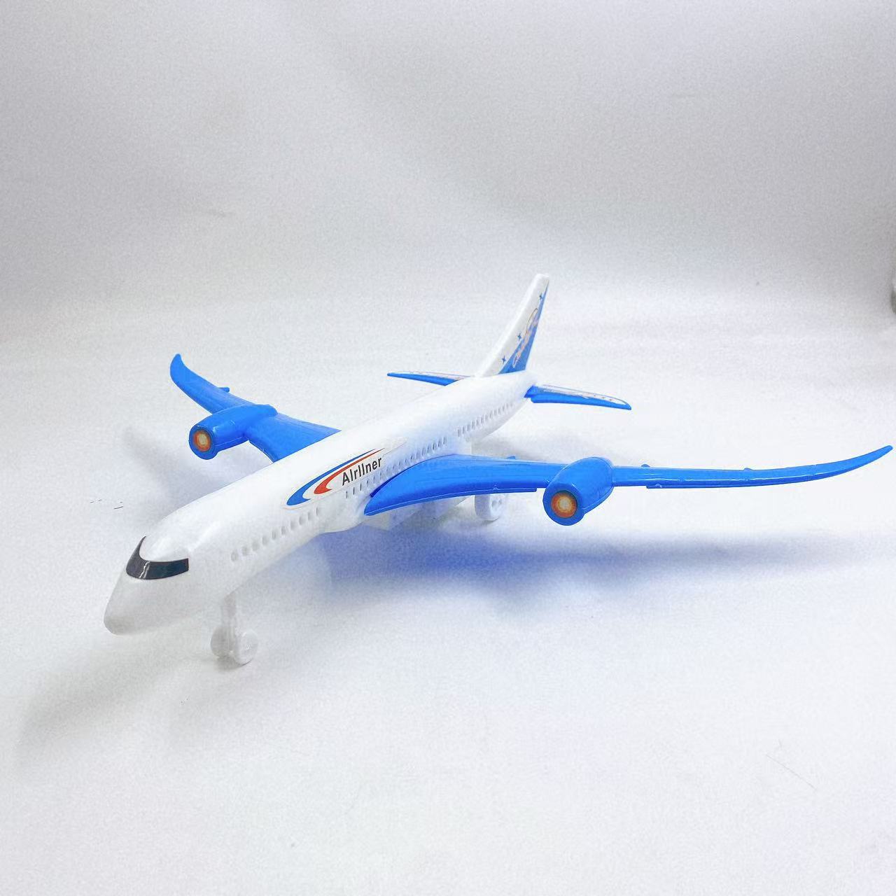Juguetes para niños modelo de avión de cable grande scooter creativo jardín de infantes para niños pequeños aviones de ensamblaje aviones 2