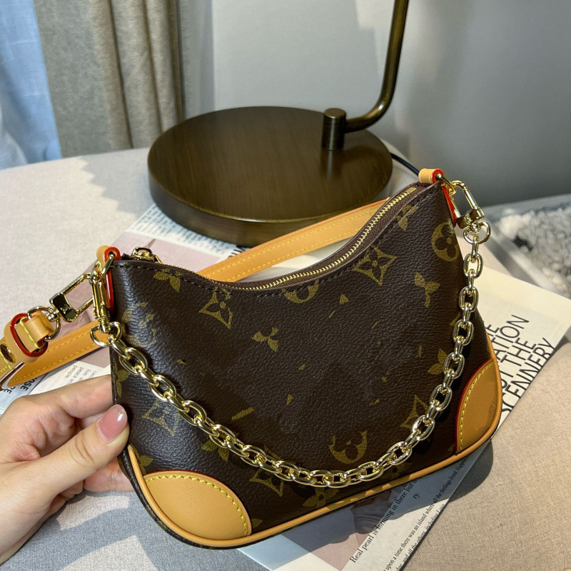 Cross-Border Alternative Bag M&Lv Classic Vintage High-End Bucket Bag White Three-Color Carryallivy Horn Bag Free Shipping