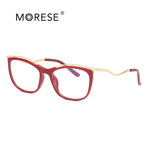 New Style Blue Light Blocking Nordic Style Flat Sunglasses Cross-border E-commerce Literary Frame Glasses for Women 2071