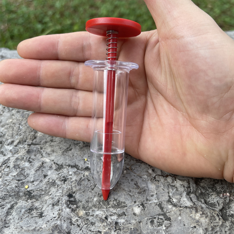 新型の針筒式の種まき器の神器の種まき器の育苗の手動の種まき器の穴の皿の野菜の種の園芸のツール|undefined