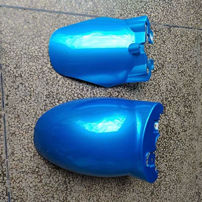 Motorcycle Fender Little Sheep, Yadi electric vehicle accessories - ice-blue-small-turtle-king-front-mudguard-comes-with-installation-screws