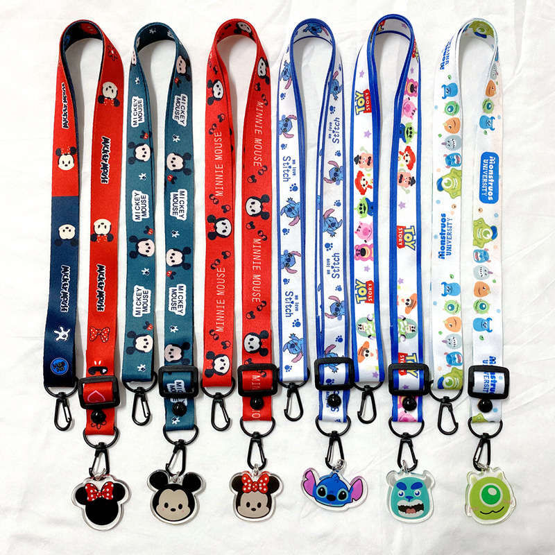 Crossbody mobile phone lanyard cartoon adjustable crossbody rope DIY bag pendant mobile phone case strap all-match with tag