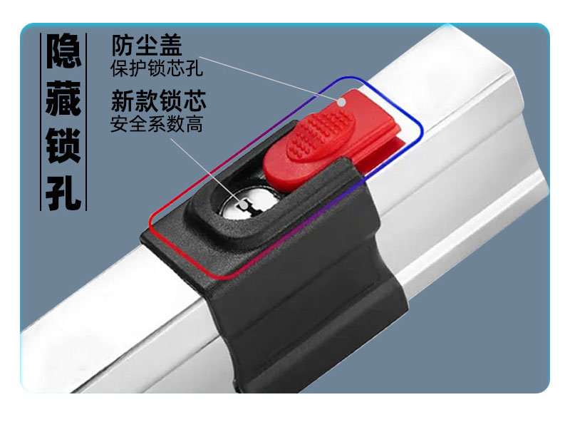 Electric car battery car u-lock anti-theft lock lock head motorcycle tram u-shaped car lock bicycle lock key lock cylinder