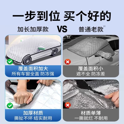 thickened C200L car jacket E300l — Car snow shield