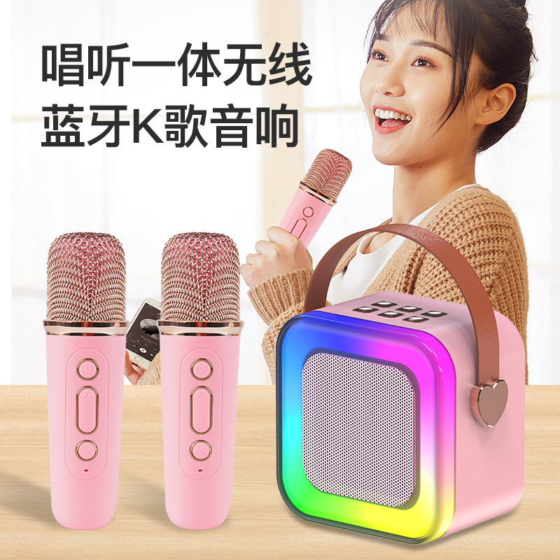 K12Pro Mini Portable Karaoke Microphone Wireless Bluetooth All-In-One Smart Ai Karaoke Singing and Singing Family Ktv