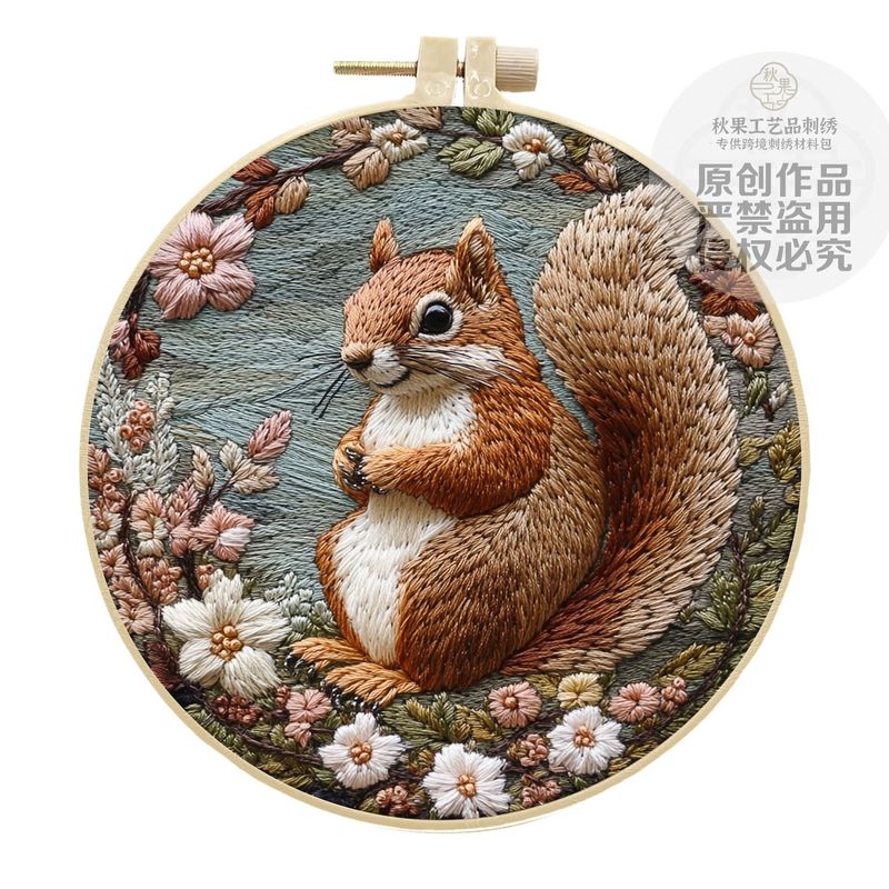 オリジナルリスクロスボーダー手刺繍 diy 材料パッケージヨーロッパプリント手刺繍 diy 生地刺繍英語|undefined