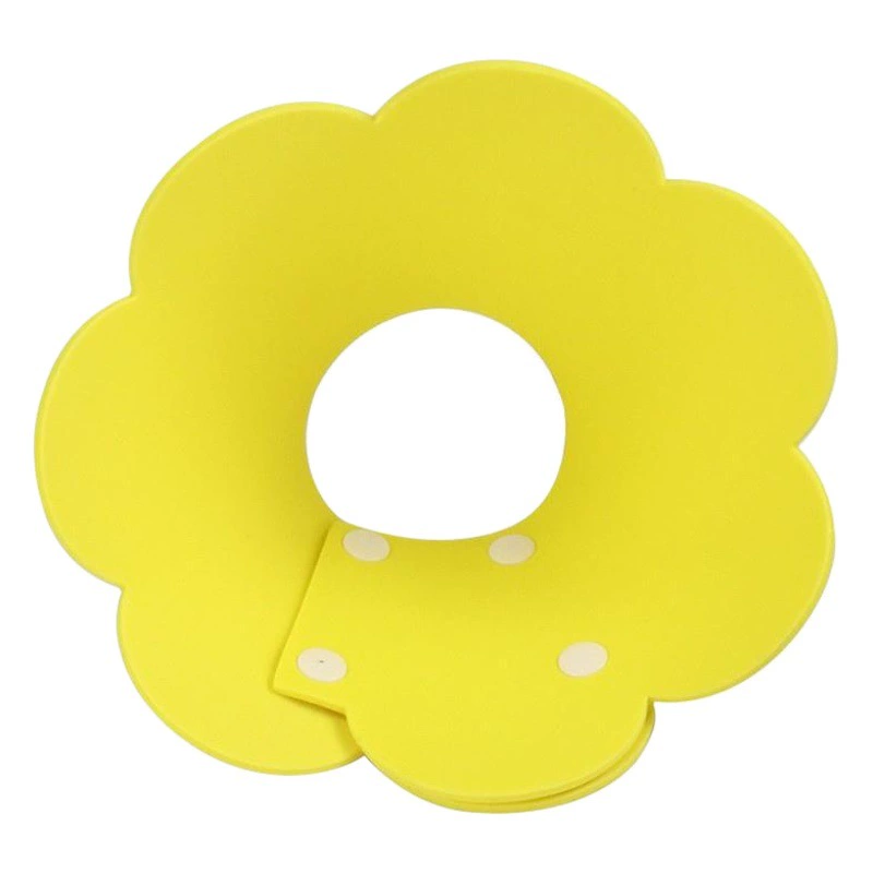 Элизабет Круг Нетканый головной убор для домашних животных и кошек Подсолнух с защелкой Кольцо на шею Анти-лизание укуса Царапины Стерилизация Позор Круг