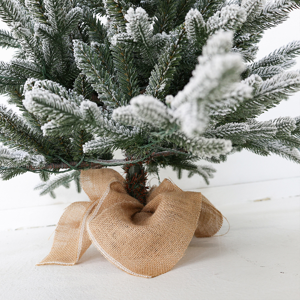 Simulación de regalos de árboles de nieve pequeños adornos de cifrado florista ventana decoración escena de diseño fuente fábrica una pieza al por mayor