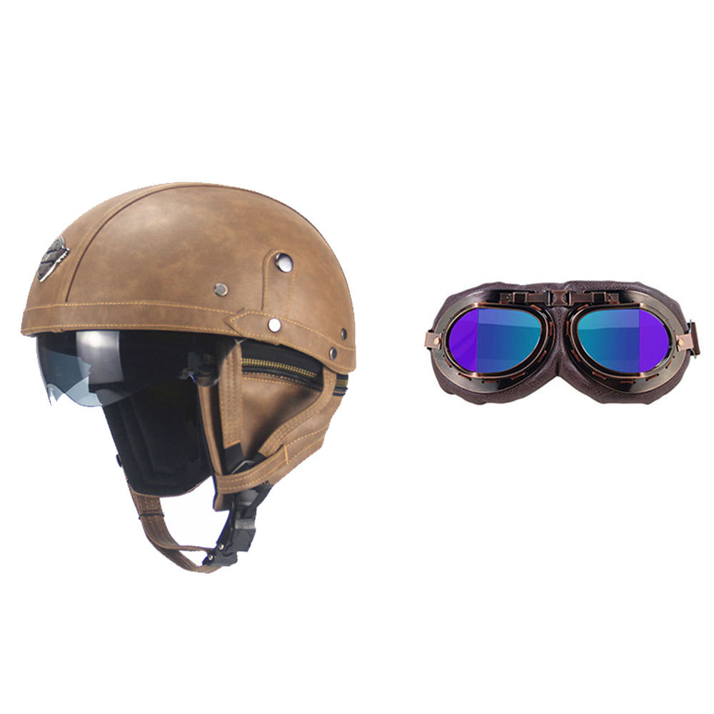 K328 라이트 브라운 헬멧 + 01 컬러 필름