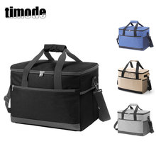 跨境专供大容量户外野餐包加厚铝箔保温包外卖车载冰包旅行午餐包