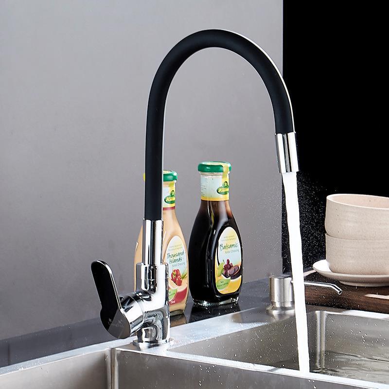 Colorful universal sink faucet wall-mounted sink mop pool vertical rotating retractable single cold kitchen faucet