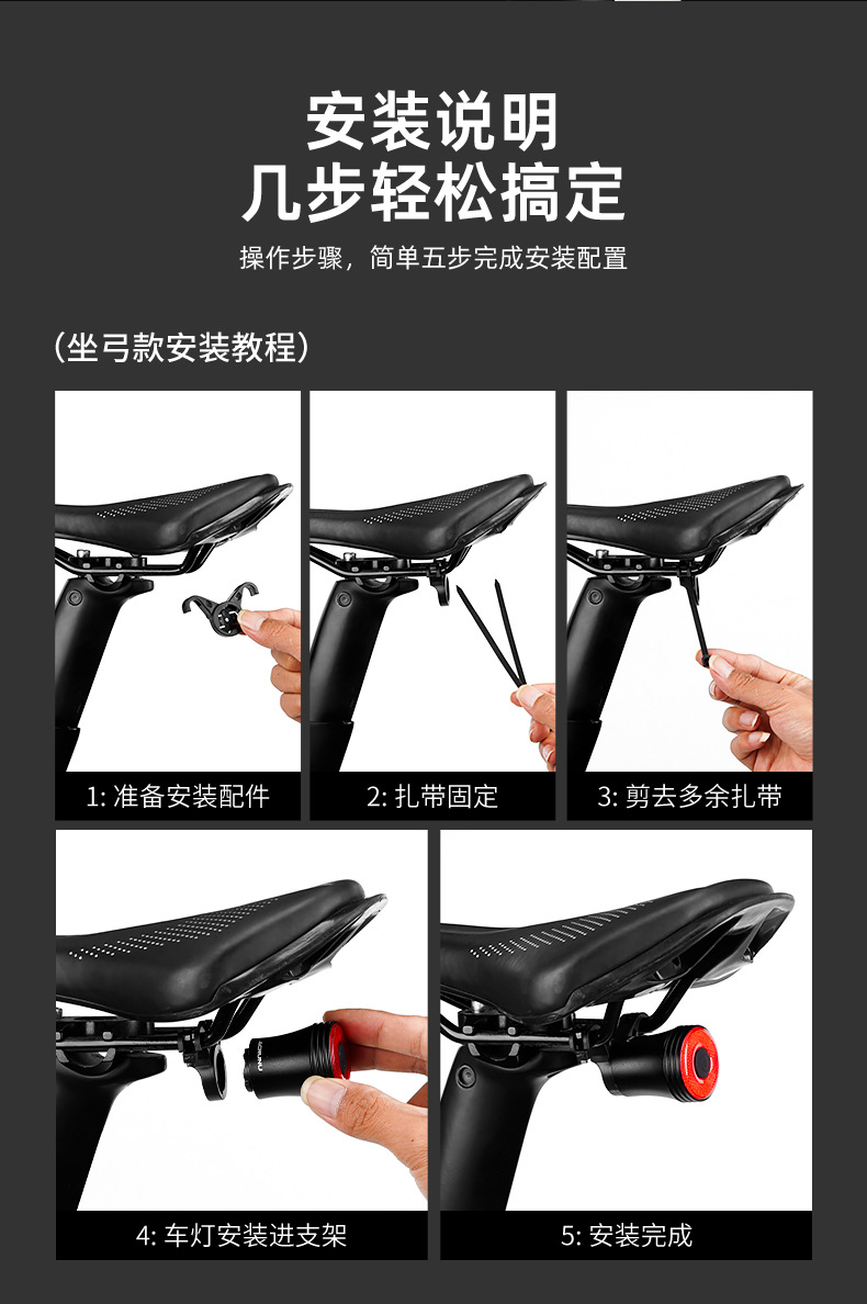 自転車テールランプ中国輸入代行