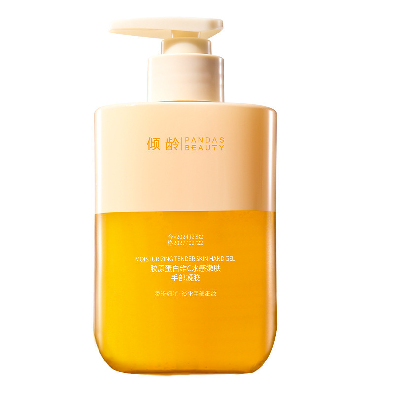 Colágeno de edad inclinada para mantener C gel de mano 310ml hidratación anti-agrietamiento cuidado de mano para mantener C fabricante image 6