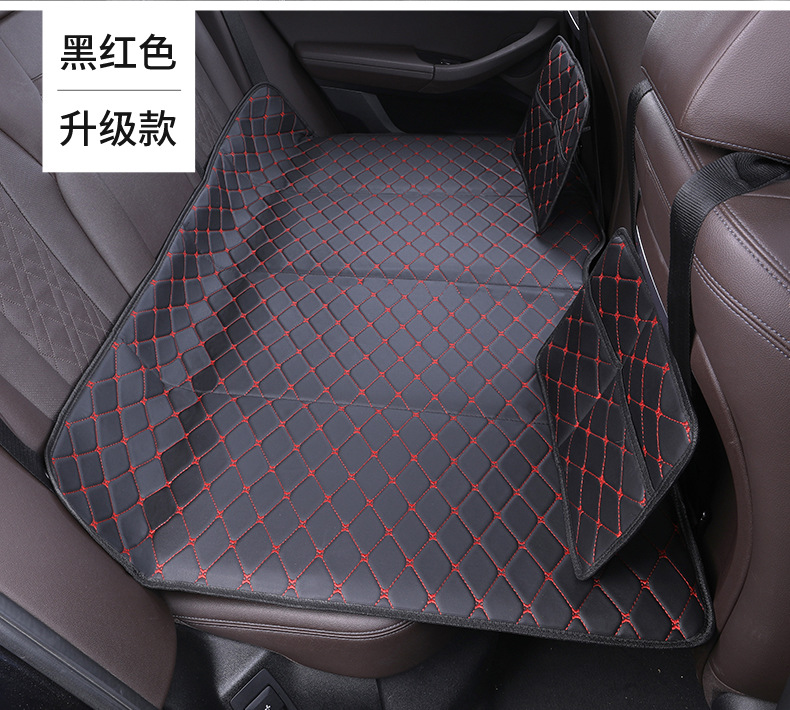 Car Backseat Hanging Folding Sleeping Pad, Rear Seat Sleeping Gadget, Car Bed, Non-Inflatable Folding Mattress for Car Use