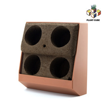 热植秋海棠3D打印壁挂花盆植物墙种植盒垂直绿化相框