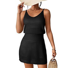 D 14162 Sexy Knit Halter Dress �Ը���֯����ȹ �羳ŷ��