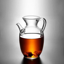 高硼硅玻璃復古小宋壺 家用透明玻璃自帶過濾泡茶壺 帶把花茶壺