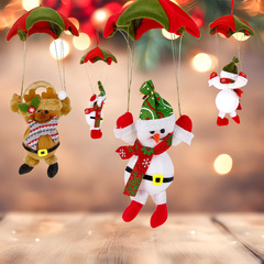 Christmas decoration parachute Christmas snowman pendant shopping mall supermarket parachute doll scene layout pendant pendant