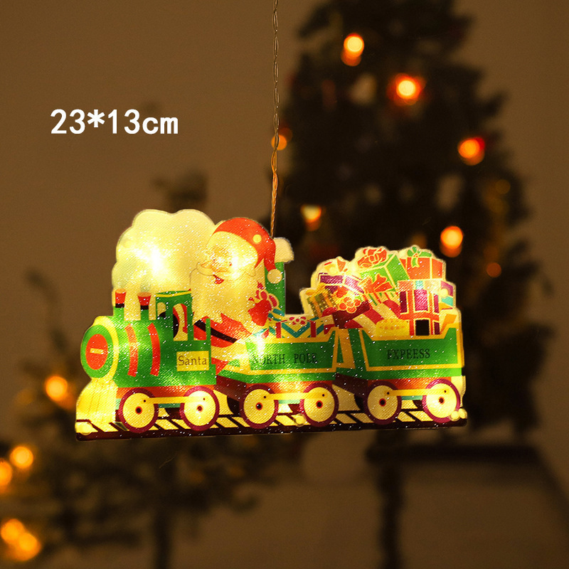 スポットledクリスマス吸盤灯雪だるま老人造形祝日雰囲気小彩灯ショーウインドー装飾灯クリスマス灯|undefined