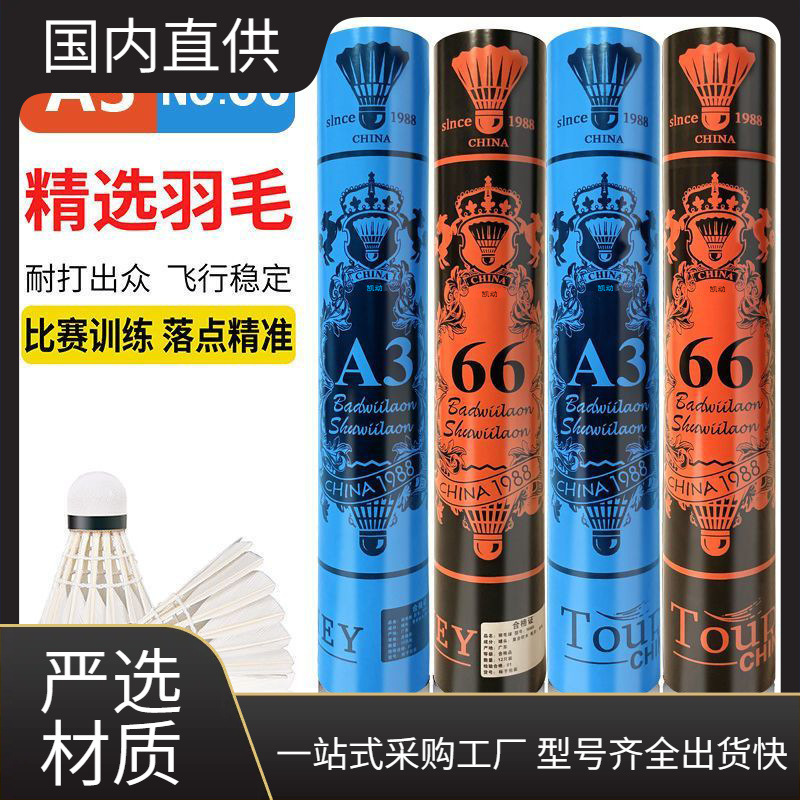 Badminton Balls Are Durable, Stable, Wind-Resistant, and Are Specially Designed for Training and Competition. Pack of 12, Unbreakable and Highly Durable, with Free Shipping