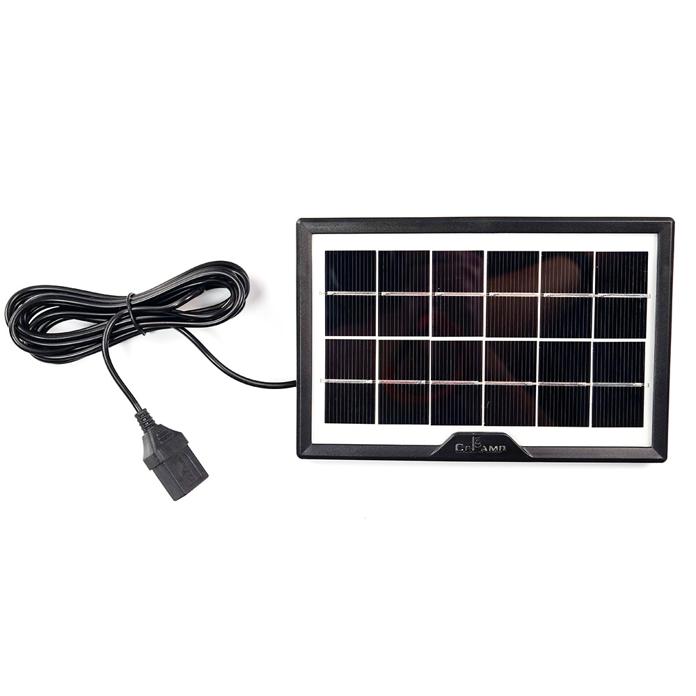 CCLAMP Panel solar fotovoltaico placa de carga multifuncional batería de almacenamiento placa generadora de energía lámpara de bombilla solar de silicio cristalino
