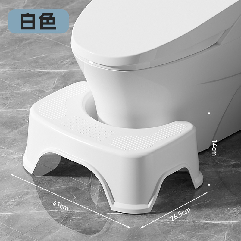 トイレ踏み台、しゃがみアーティファクト、トイレ足置き、家庭用浴室プラスチック滑り止めトイレ補助スツール|undefined