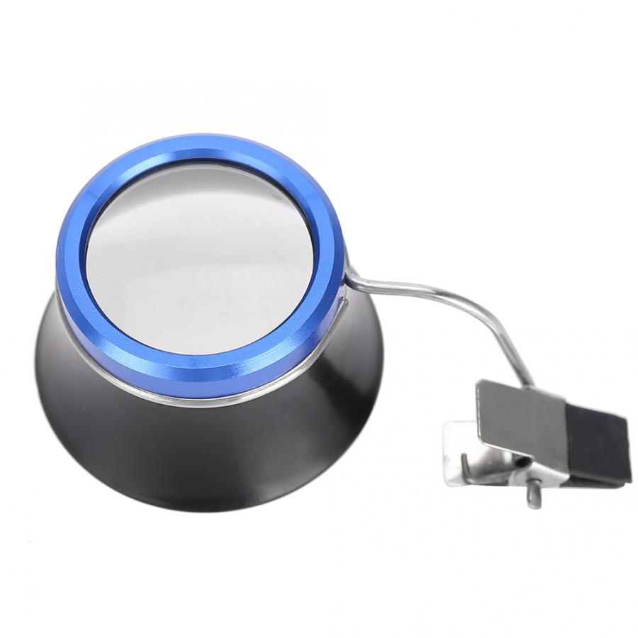 修表工具 蓝色带夹放大镜 修表目镜 眼镜带夹目镜放大镜  寸镜