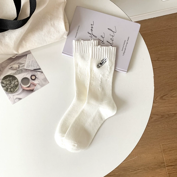 White, with embroidery