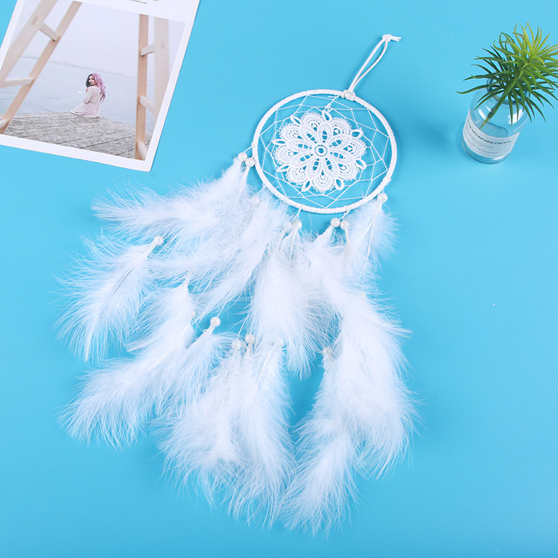 . y---001 Feather Dream catcher Home Furnishing decorate Wall decoration ins girl bedroom decorate Room Pendants gift