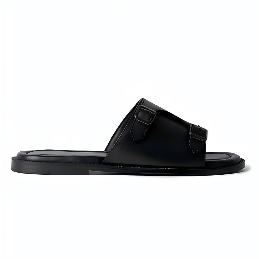 Sandales homme à boucle sandales décontractées à une bride_voghion.com