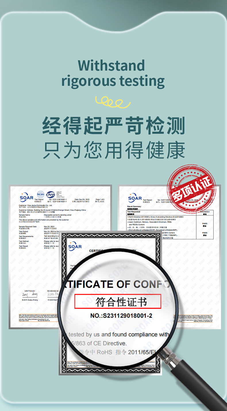 Disposable Female Urinal, Paper Urine Cup for Elderly, Pregnant Women, Patients, Foldable Urination Device, No Need to Squat