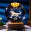 6 cm crystal ball-horse to success