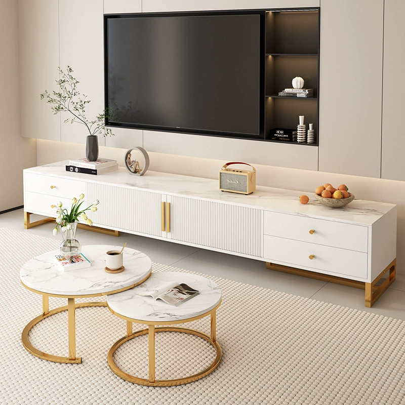 ТВ-тумба для гостиной, дом, 2025, новая напольная, современная, простая, для маленькой квартиры, комплект с журнальным столиком