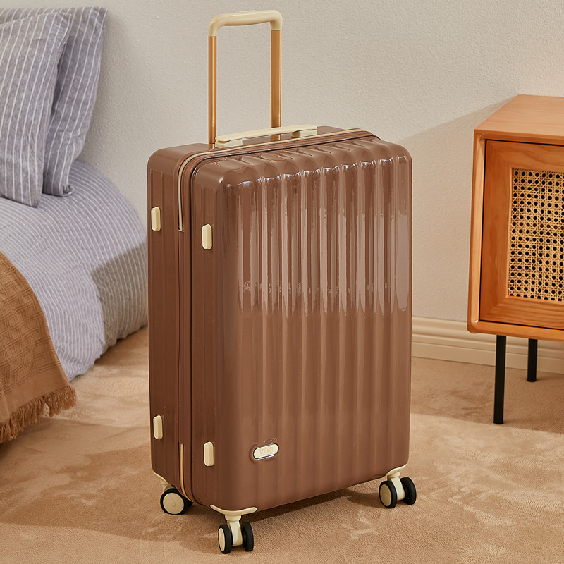 Equipaje exportación japonés celebridad en línea 24 mudo universal rueda PC estudiante trolley caso hembra ultra-ligera maleta 20 pulgadas macho