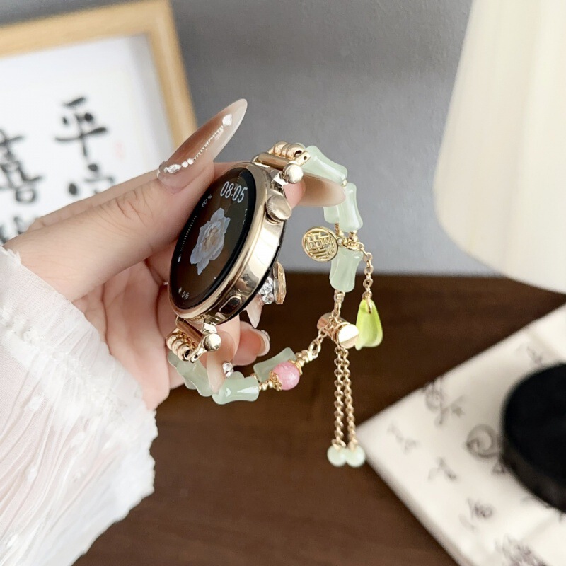 Suitable for Huawei Gt4 Strap New Watch4Pro Watch Gt2 Summer Watch3 National Style Beaded Bracelet