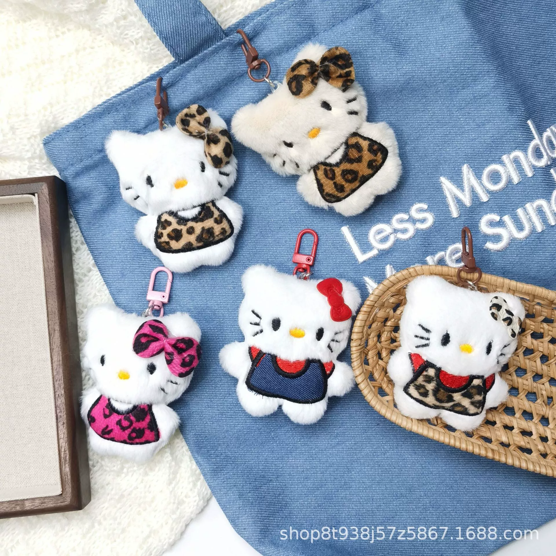 Pendant, doll, cute keychain, bag, kitten, DIY