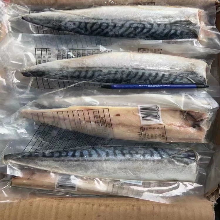 Норвежский сине-белый ломтик рыбы ломтик скумбрии оптом 5 кг ломтик скумбрии Сашими Еда отдельно упакованная соль жареная синяя и белая рыба