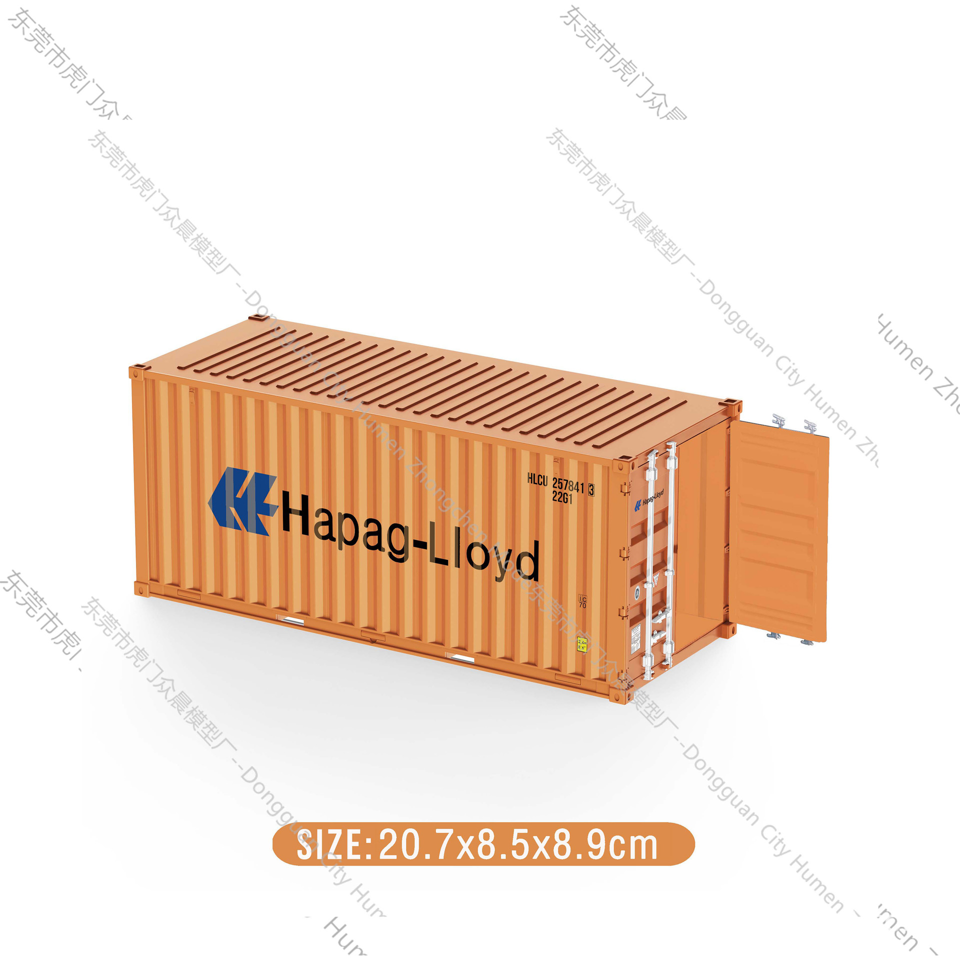 Modelo de contenedor mediterráneo Pequeños adornos industria logística Regalo de acompañante de negocios Soporte de impresión de logotipo gráfico