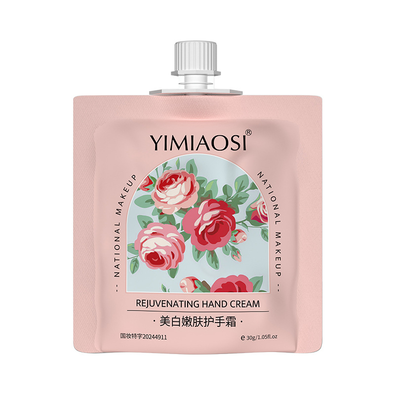 YIMIAOSI blanqueamiento piel rejuvenecedor crema de manos 30g fragancia floral fruta 10 sabor hidratante al por mayor