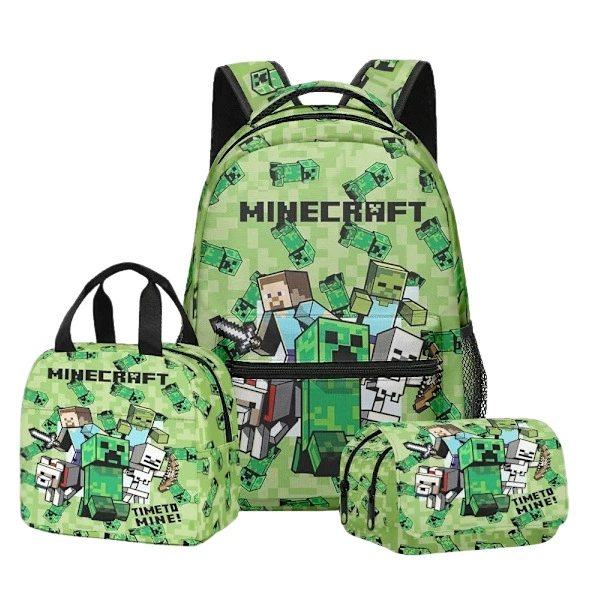 Backpack, pencil case, children's set, 3 piece set
