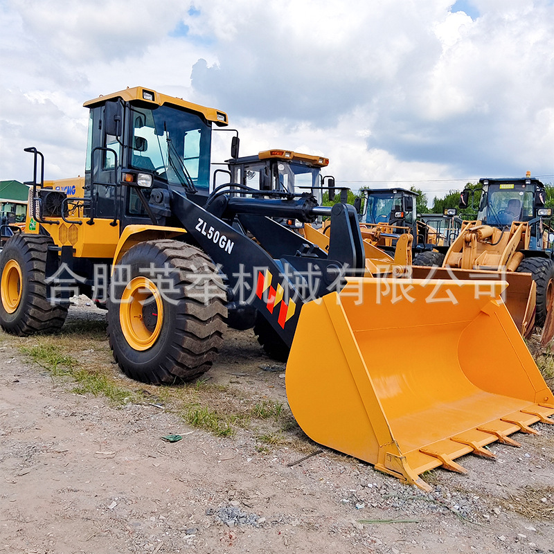 Cargadora de comercio exterior ZL50GN XCMG Liugong cargadora grande noventa por ciento nueva cargadora de 5 toneladas 50 ingeniería de carretillas elevadoras