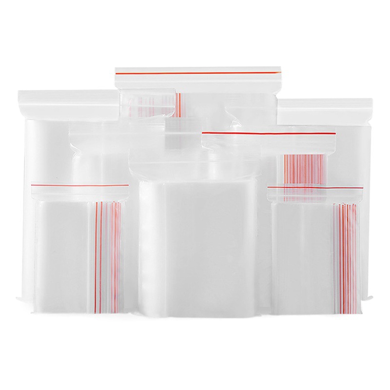 Joyería transparente PE ziplock bolsa fabricantes al por mayor grandes cantidades de larga bolsa de sellado de plástico a prueba de polvo engrosada bolsa de sellado de ropa