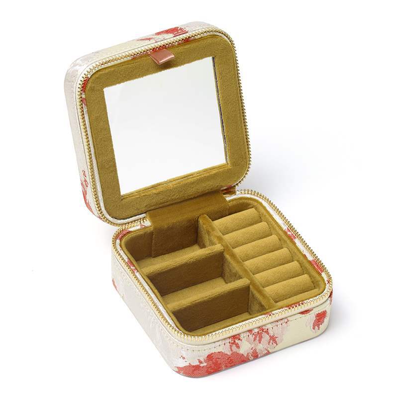 은주 작은 벼루 복고풍 휴대용 보석 가방