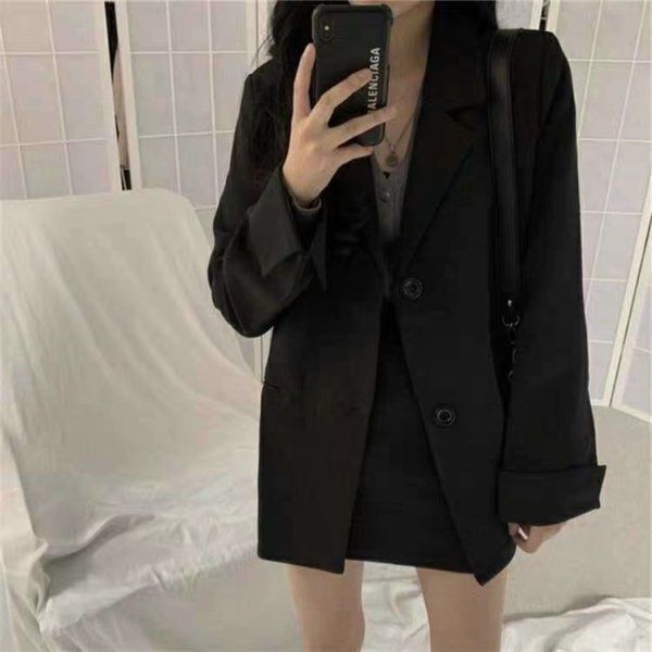Blazer Women's 2025 Spring & Fall New Style Western Style Small Fragrance Fashion Korean Style Loose Small Suit Students