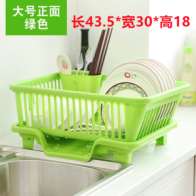 Cocina de plástico de almacenamiento por goteo multiusos cesta de drenaje estante de almacenamiento estante de plato vajilla de almacenamiento