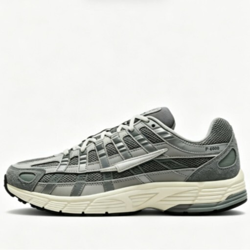 Cross-border manufacturer in-stock P6000 retro low-top wear-resistant non-slip dad shoes for men and women, three-layer breathable casual sports shoes