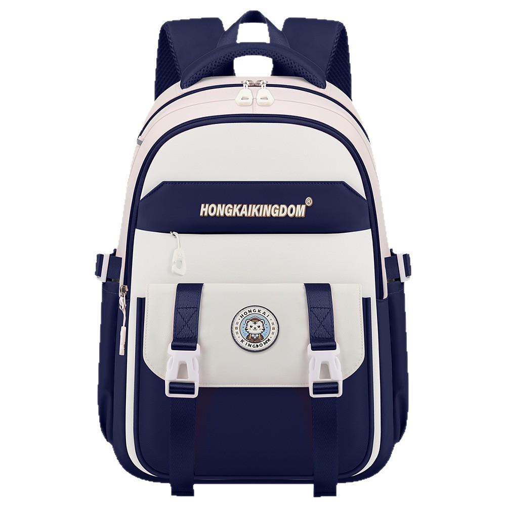 Mochilas escolares nuevas para adolescentes, estudiantes masculinos y femeninos, mochilas casuales portátiles de gran capacidad, que reducen la carga, mochilas de aspecto elegante.