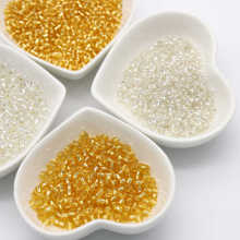 2/3/4mm灌银米珠20颗diy发簪流苏串珠手手链小珠子饰品配件材料